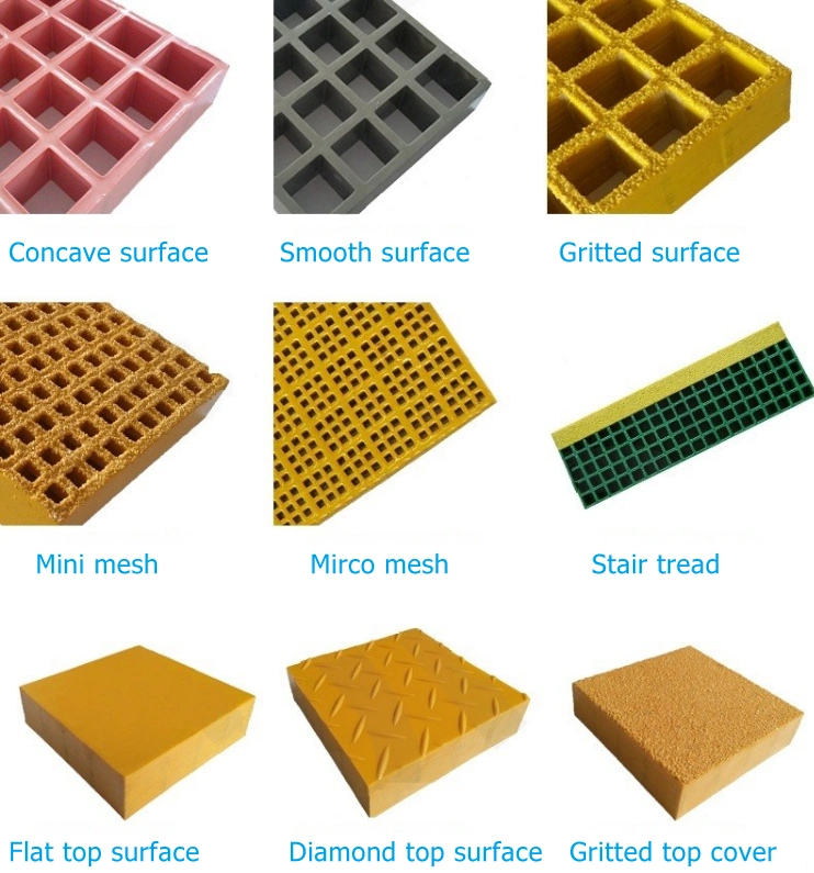 Heavy Duty GRP FRP Fiberglass Moulded Grating Panels