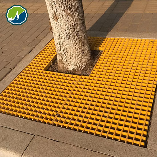 FRP Moulded Grating/FRP Mesh with ISO9001 Certifiacte